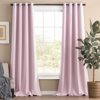 Pink curtains 3