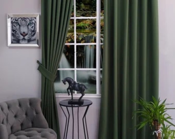 Forest Green Curtains For Puple Walls