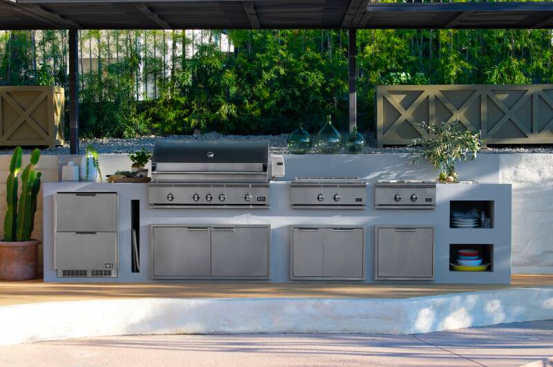 Outdoor Cooking Station for backyard